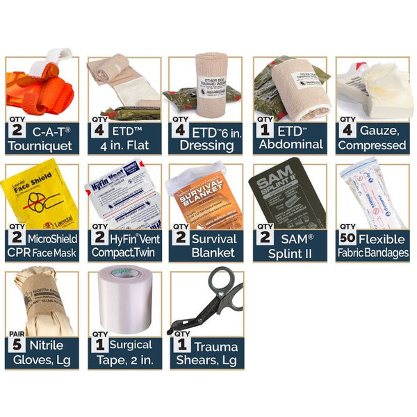 NORTH AMERICAN RESCUE CRISIS INCIDENT RESPONSE KITS - 85-0410