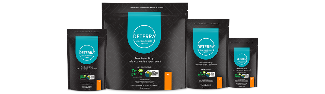 Deterra® Drug Disposal Pouches, Large, 7025-CASE - 100 pcs