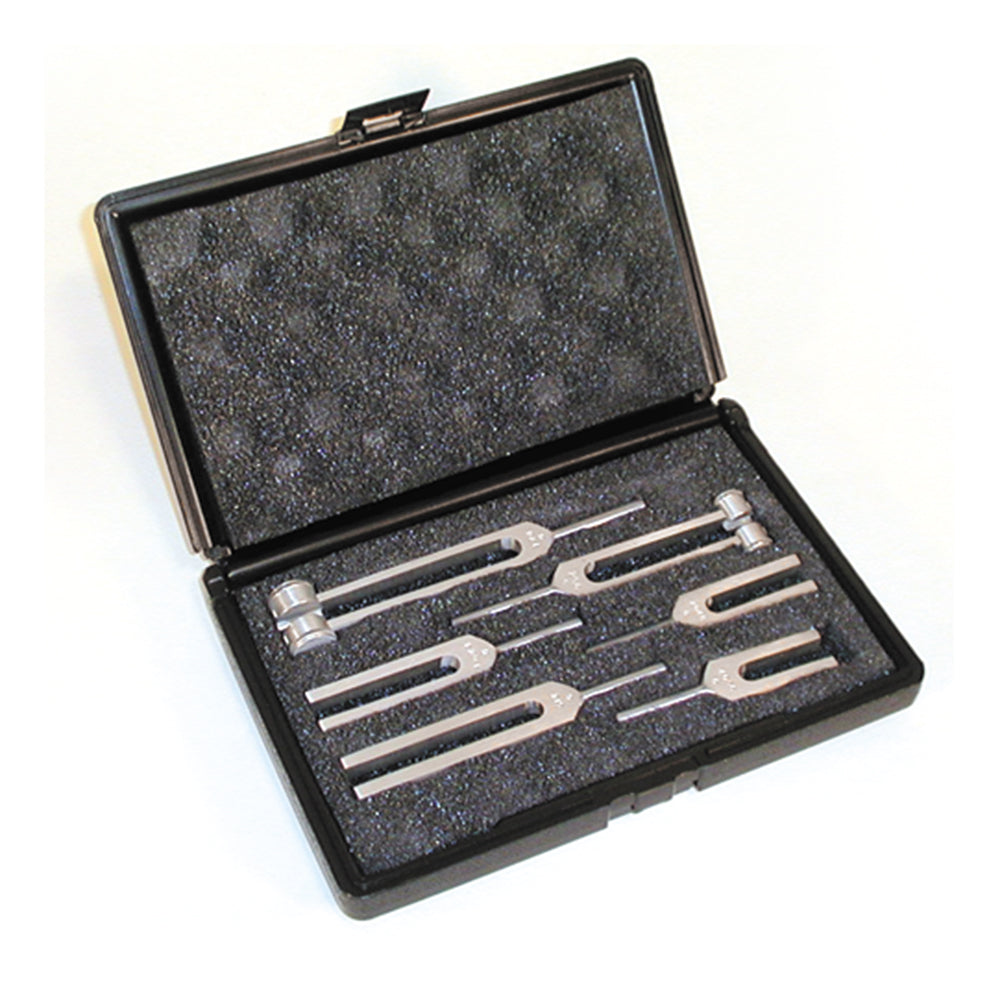 Fabrication Enterprises 6 Piece Tuning Forks Set with Case - Model 121460