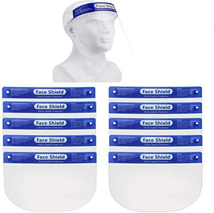 Cypress GDF-01 Face Shield One Size Fits Most Full Length Anti-fog Disposable Non-Sterile- 10 pcs