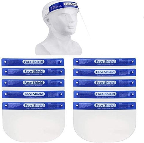Cypress GDF-01 Face Shield One Size Fits Most Full Length Anti-fog Disposable Non-Sterile- 10 pcs