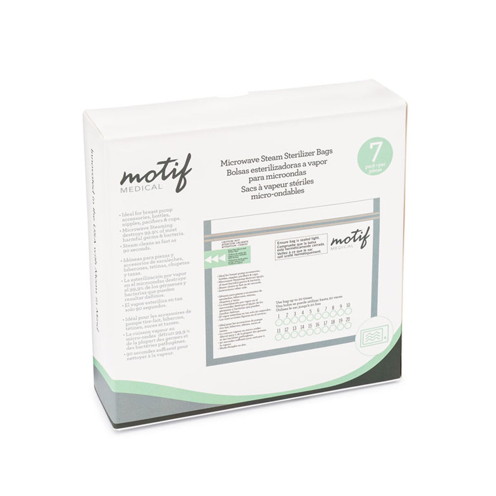 Motif Breast Pump Micro-Steam-Sterilizer - Box of 7 pcs - AAC0018-01