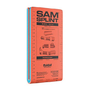 SAM Medical 36 inch Splint Orange Blue - SP507-OB-EN - New - Case of 60 pcs